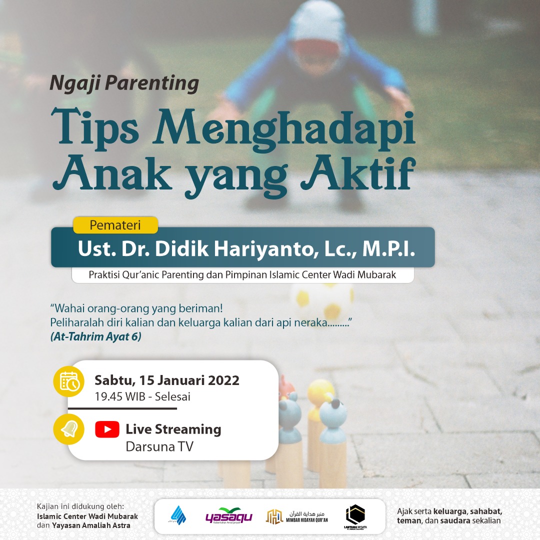 Tips Menghadapi Anak Aktif