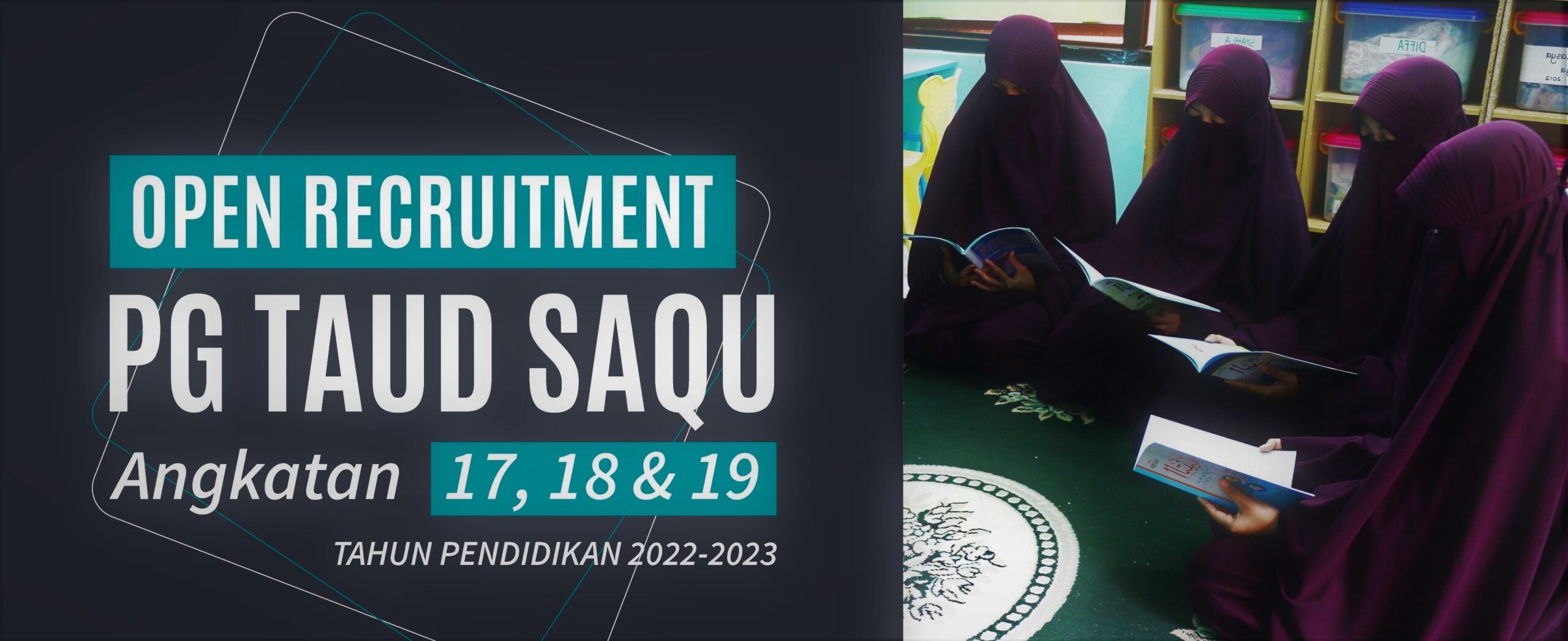 Pendaftaran PG TAUD SaQu Periode 2022-2023