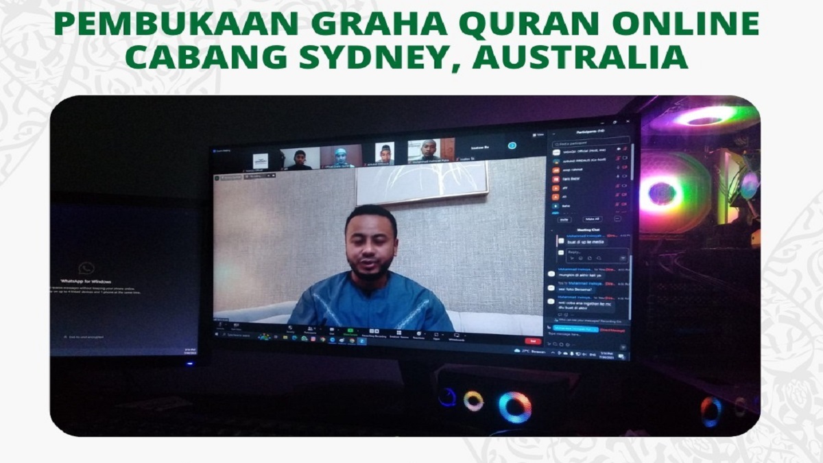 Wadi Mubarak Buka Graha Qur’an Online Antar Benua