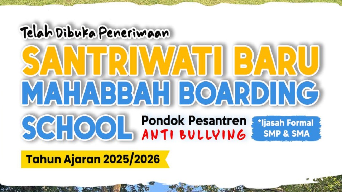 Pendaftaran Santriwati Baru Mahabbah Wadi Mubarak Boarding School (4th Gen)