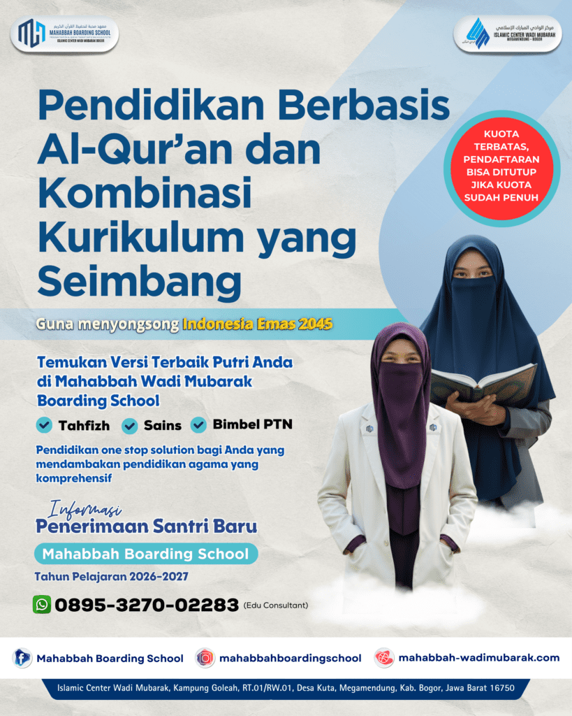 Pesantren Tahfizh Khusus Putri di Bogor