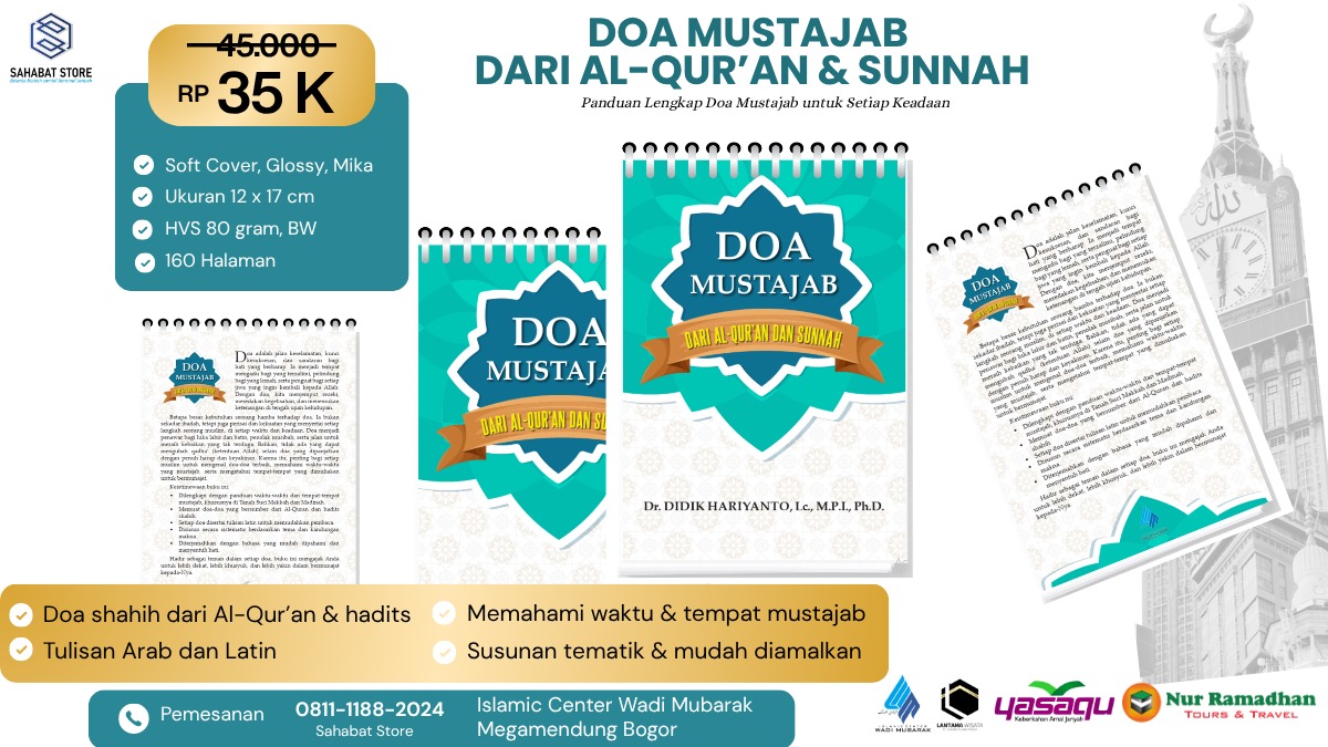 [BUKU] Doa Mustajab dari Al-Quran & Sunnah