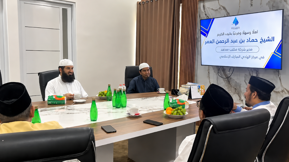 Markaz Wadi Mubarak Sambut Kunjungan Syaikh Hammad bin Abdurrahman Al-’Umar, Perkuat Sinergi Pendidikan dan Dakwah Islam